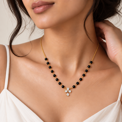 Evara Bloom Mangalsutra - 18K Gold Plated
