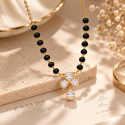 Evara Bloom Mangalsutra - 18K Gold Plated