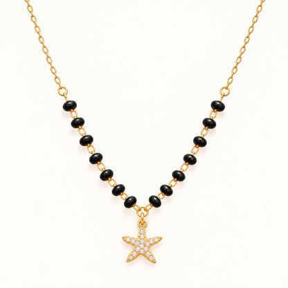 Marina Star Mangalsutra - 18K Gold Plated