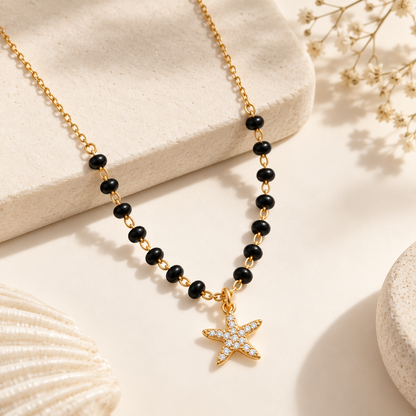 Marina Star Mangalsutra - 18K Gold Plated