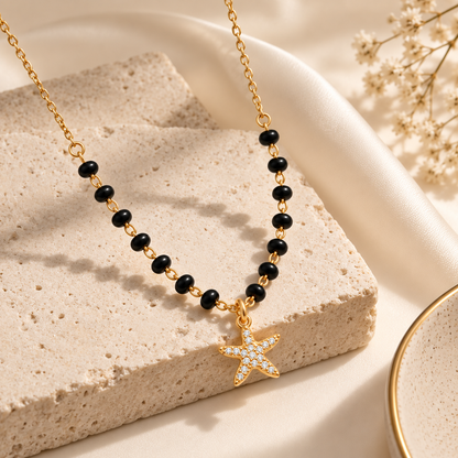 Marina Star Mangalsutra - 18K Gold Plated