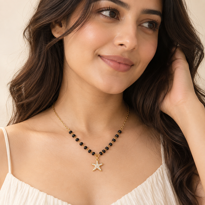 Marina Star Mangalsutra - 18K Gold Plated