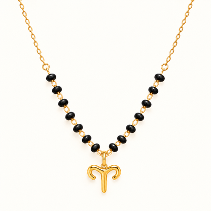 Zodiac Mangalsutra - 18k Gold Plated