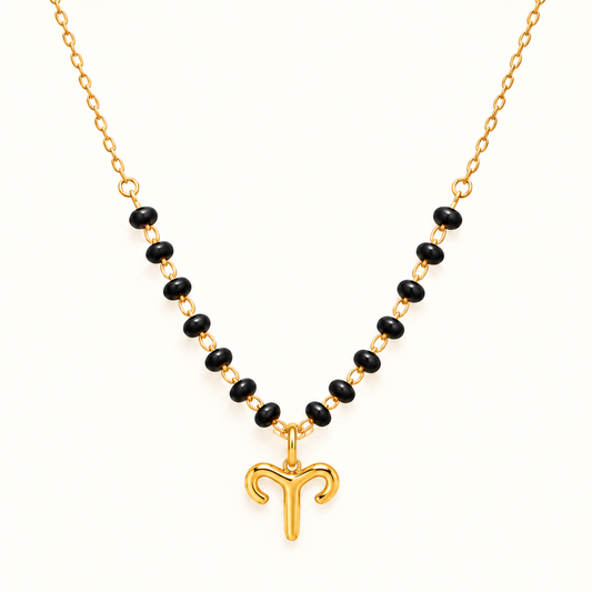 Zodiac Mangalsutra - 18k Gold Plated