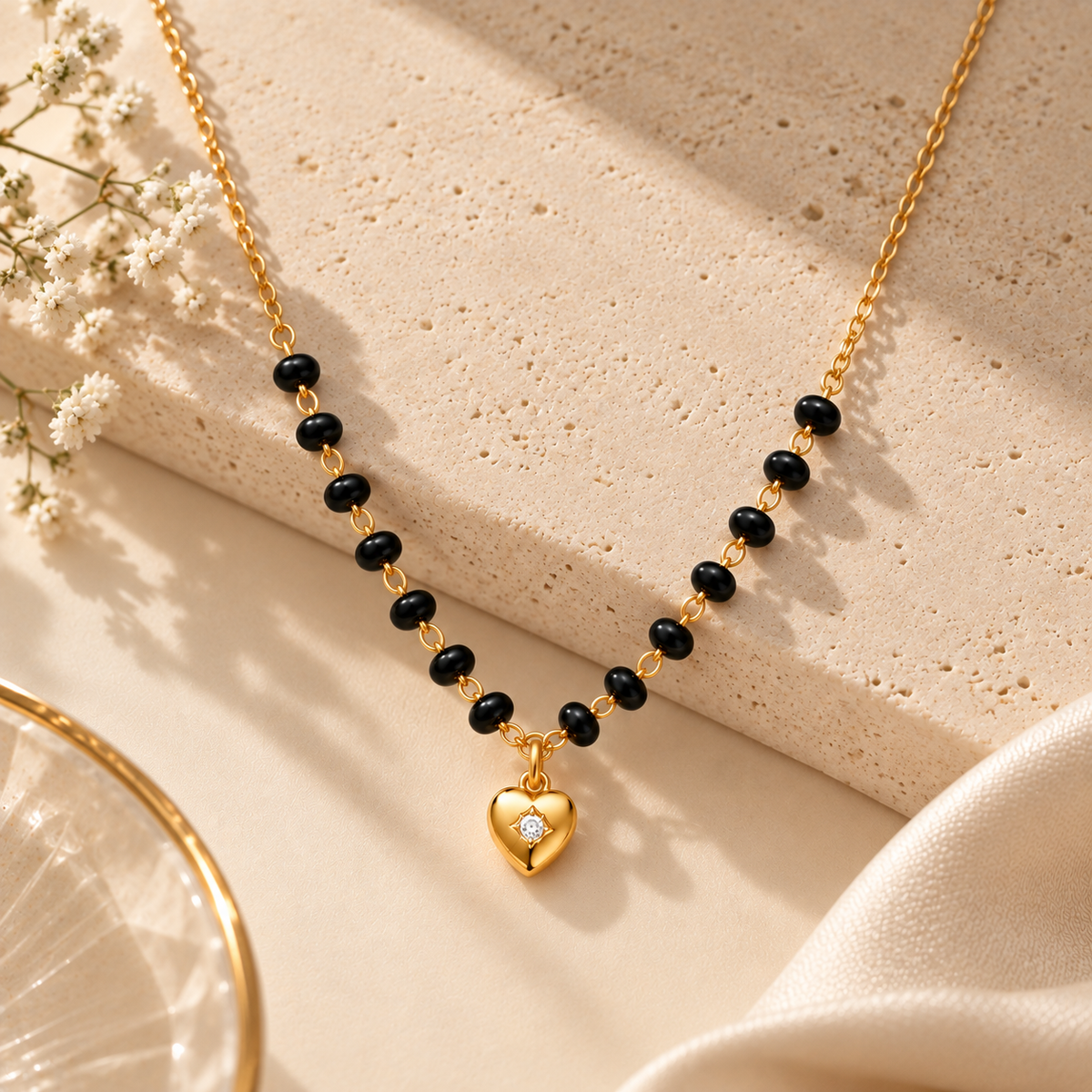 Eternal Love Mangalsutra - 18K Gold Plated