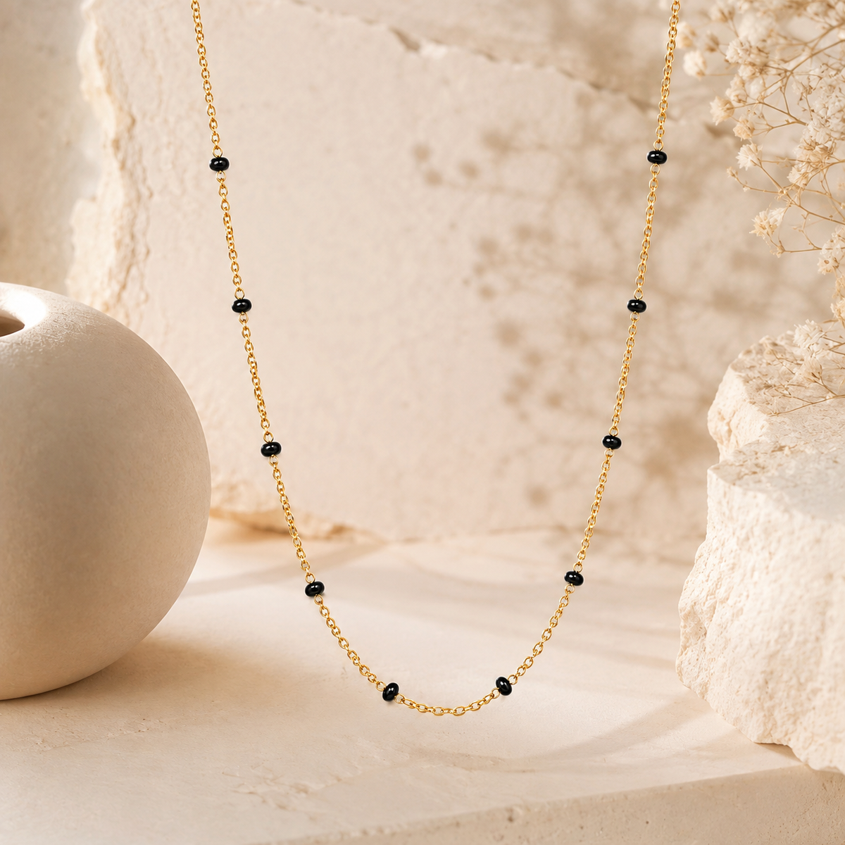Classic Mangalsutra - 18k Gold Plated Anti Tarnish jewellery