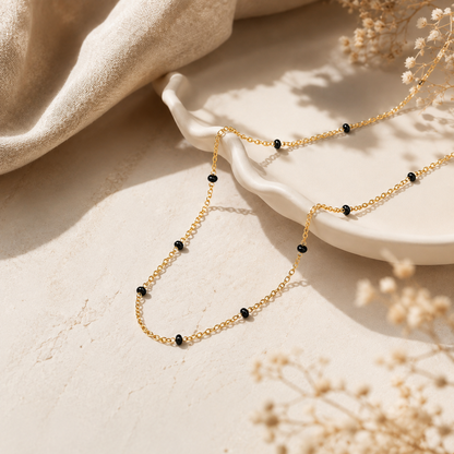 Classic Mangalsutra - 18k Gold Plated Anti Tarnish jewellery