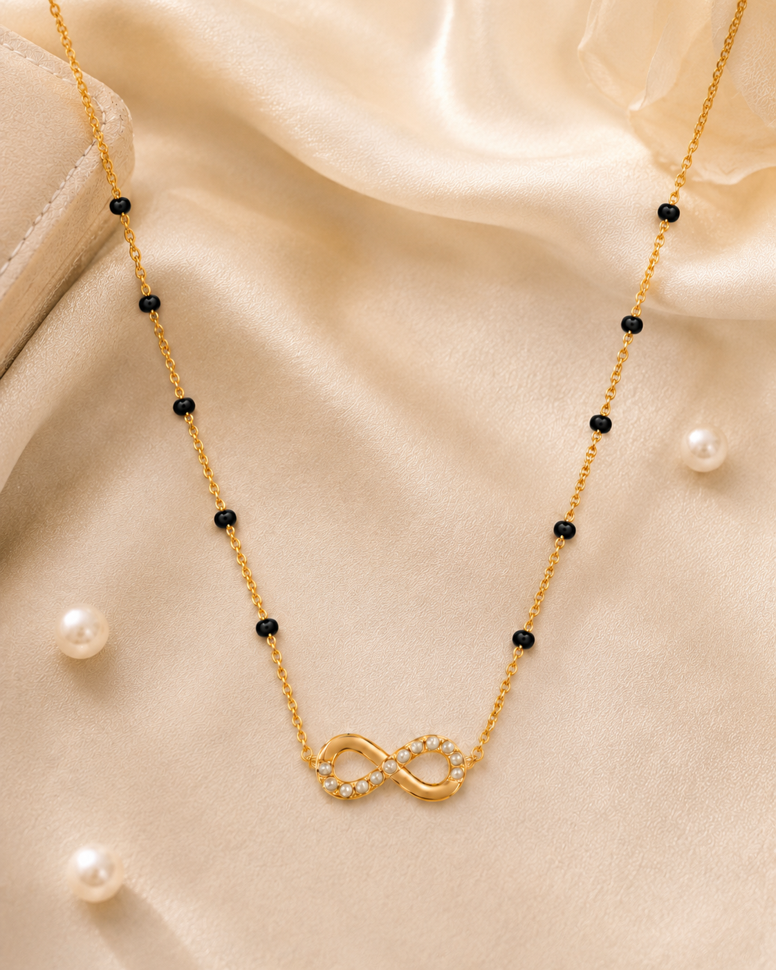 Infinity Mangalsutra - 18K Gold Plated Anti Tarnish jewellery