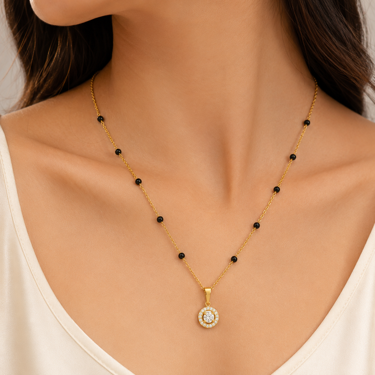 Viora Mangalsutra - 18k Gold Plated Anti Tarnish jewellery