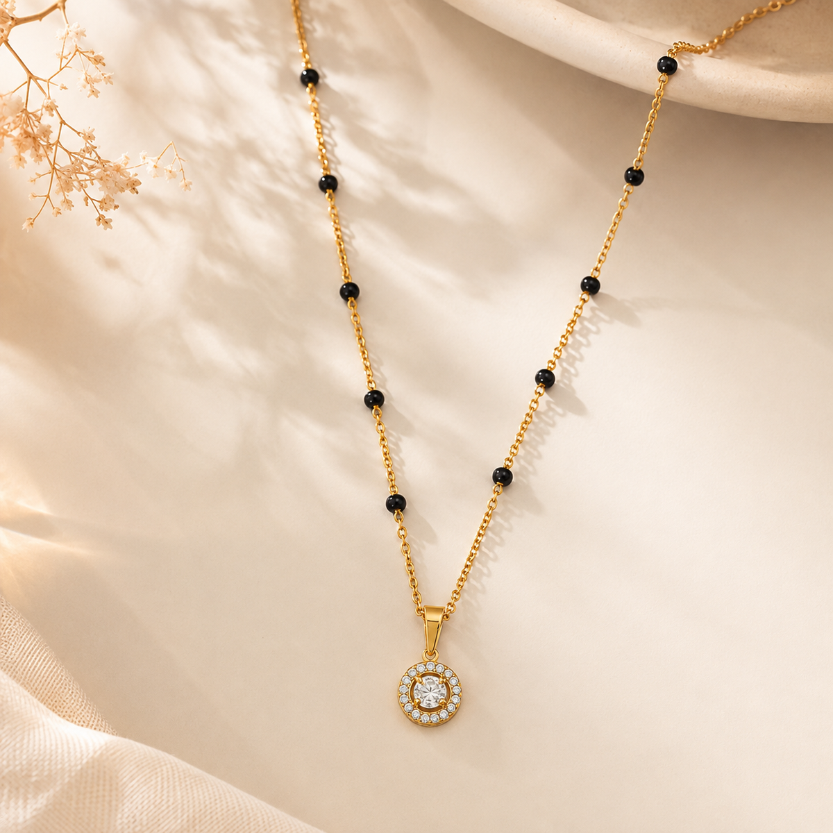 Viora Mangalsutra - 18k Gold Plated Anti Tarnish jewellery