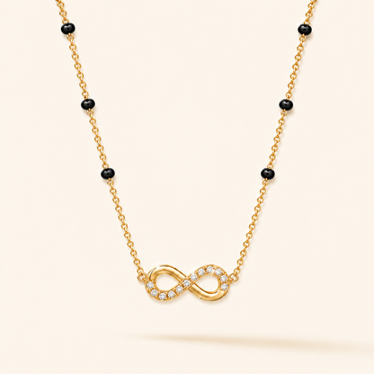 Infinity Mangalsutra - 18K Gold Plated Anti Tarnish jewellery