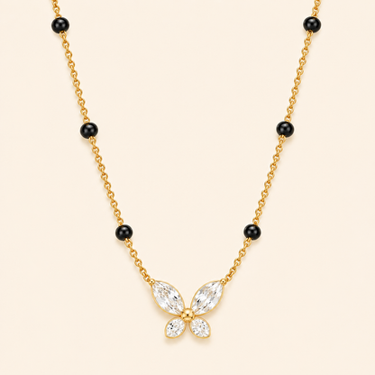 Dainty Butterfly Mangalsutra - 18k Gold Plated Anti Tarnish jewellery