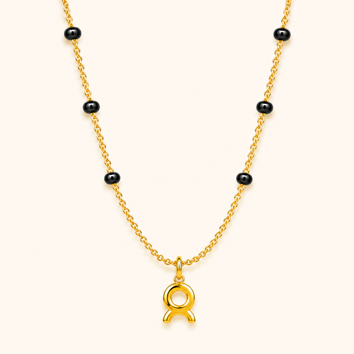 Taurus Zodiac Mangalsutra - 18k Gold Plated Anti Tarnish jewellery