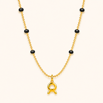 Taurus Zodiac Mangalsutra - 18k Gold Plated Anti Tarnish jewellery
