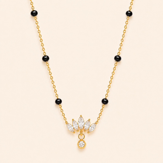 Tiara Mangalsutra - 18k Gold Plated Anti Tarnish jewellery
