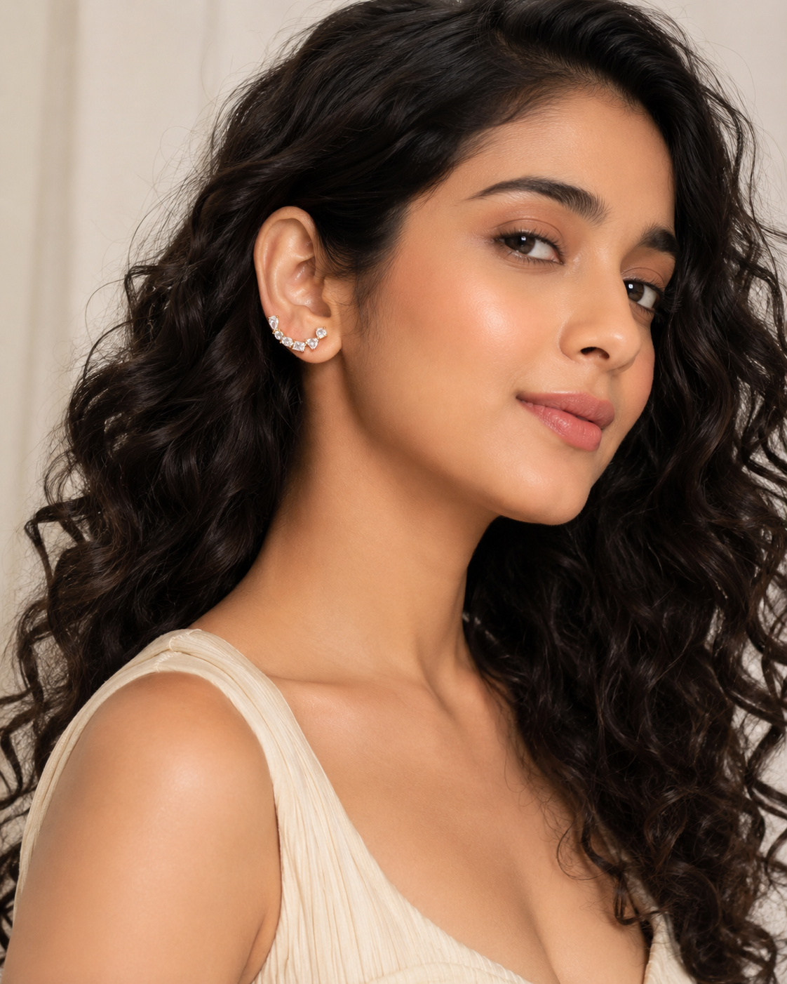 Seraphine Arc Earrings - 18K Gold Plated Anti Tarnish jewellery