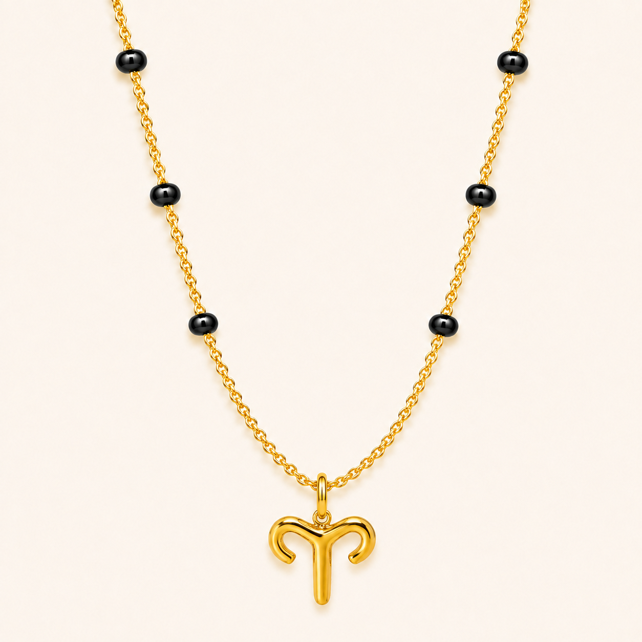 Zodiac Mangalsutra - 18k Gold Plated