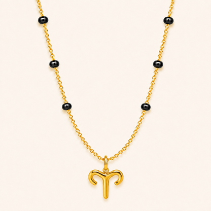 Zodiac Mangalsutra - 18k Gold Plated