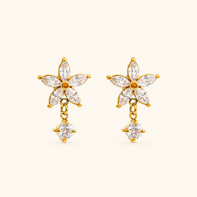 Daisy Spark Studs - 18K Gold Plated