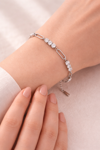 ClipChain Bracelet - Silver Plated