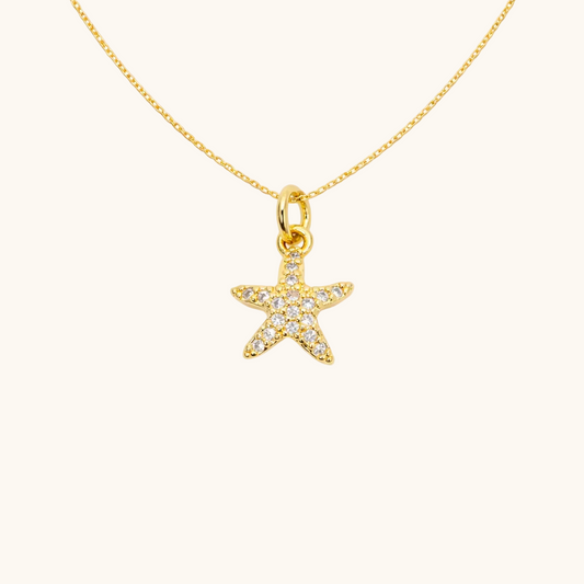 Starfish Pendant – 18K Gold Plated
