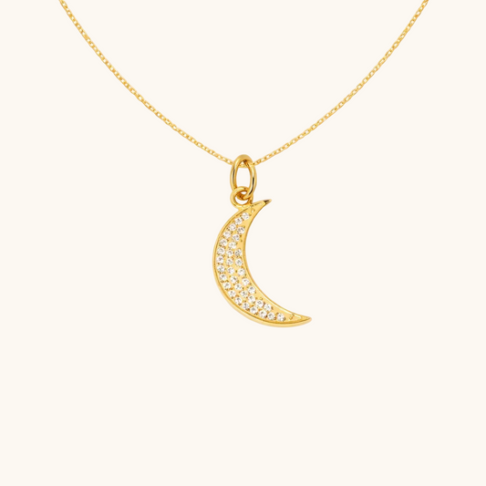 Moonlit Pendant – 18K Gold Plated