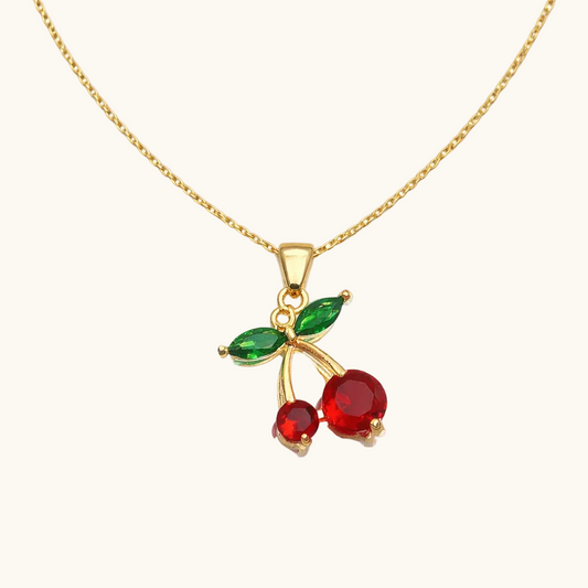 Cherry Blossom Pendant – 18K Gold Plated