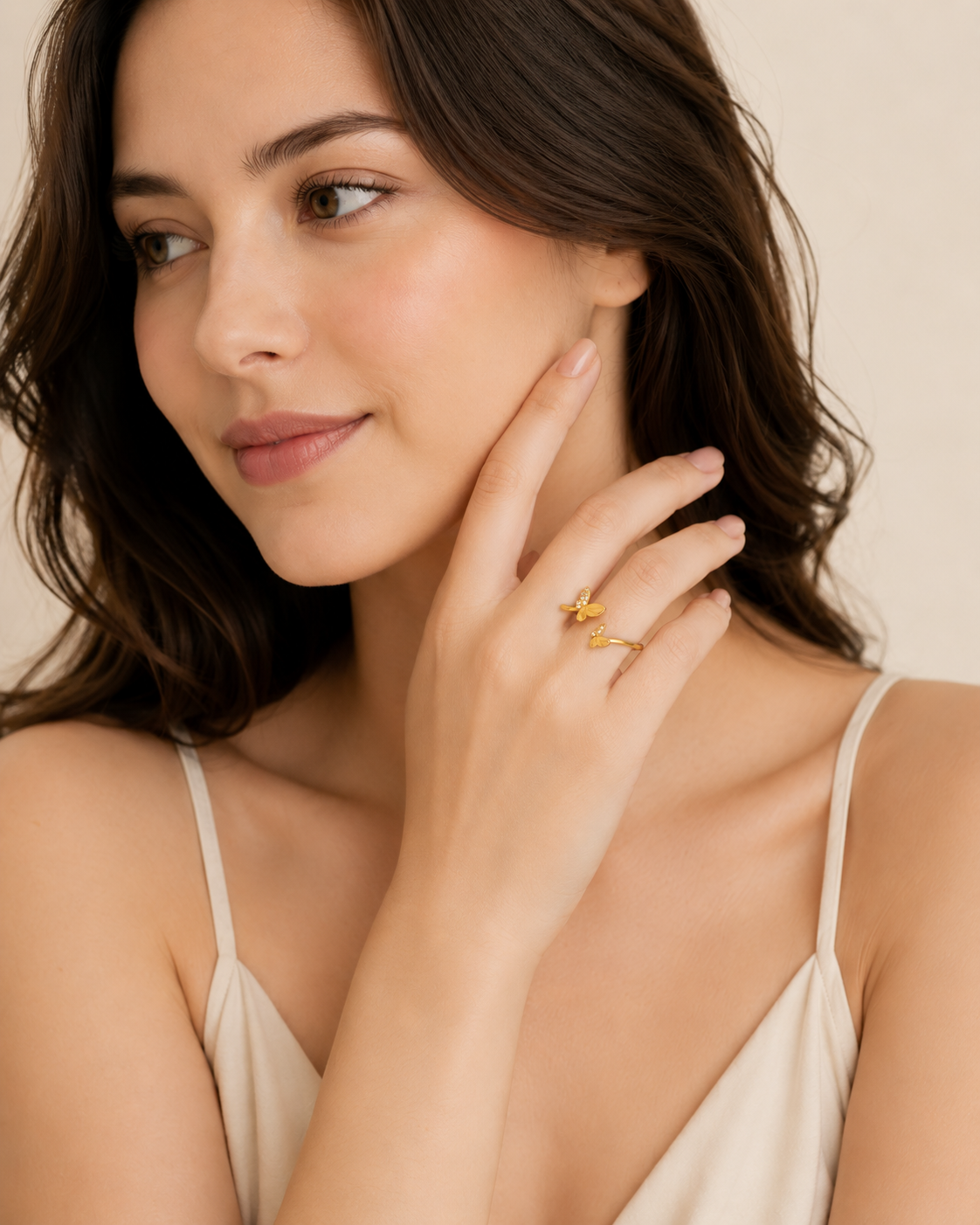 Tinyfly Wings Ring - 18k Gold Plated