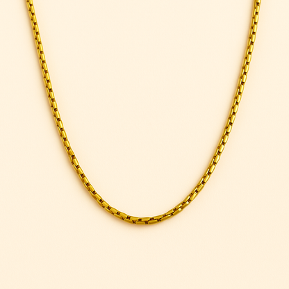 Diamond Cut Box Chain - 18K Gold Plated