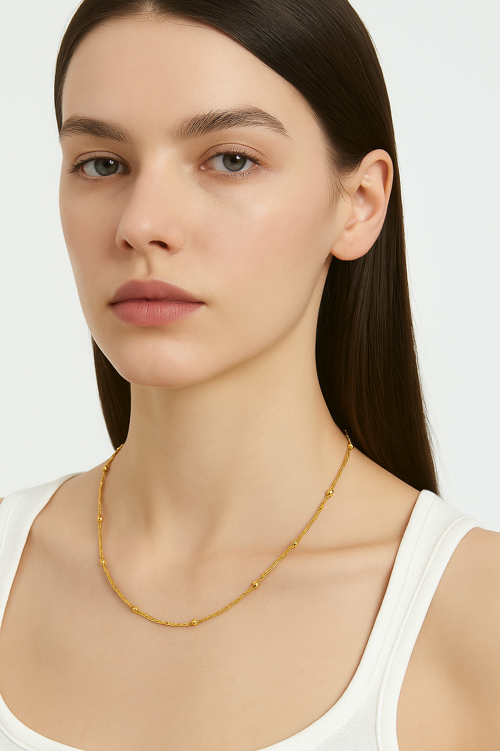 Beaded Chain - 18K Gold Plated