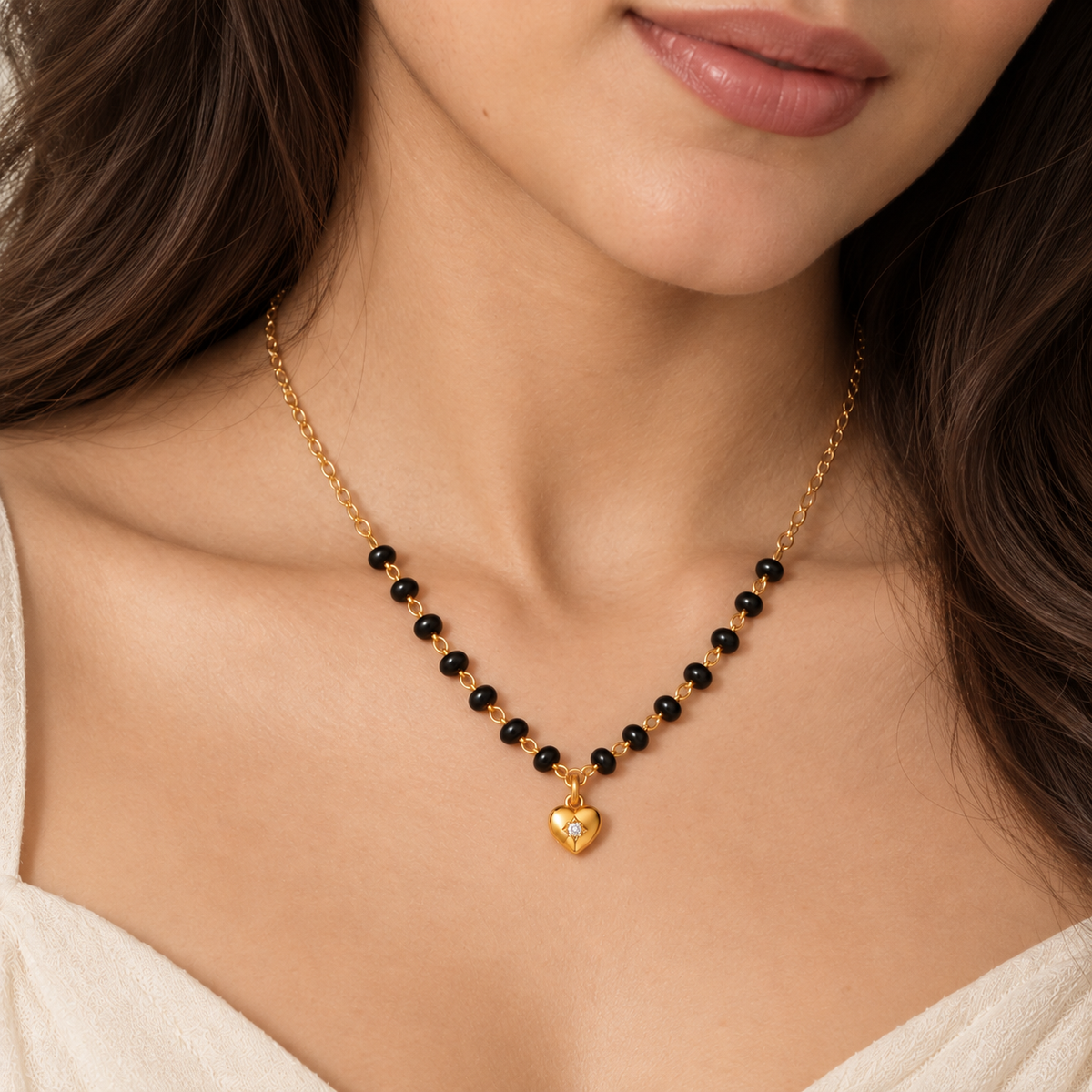 Eternal Love Mangalsutra - 18K Gold Plated