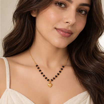 Eternal Love Mangalsutra - 18K Gold Plated