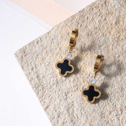 Cloverdrop Earrings - 18K Gold Plated