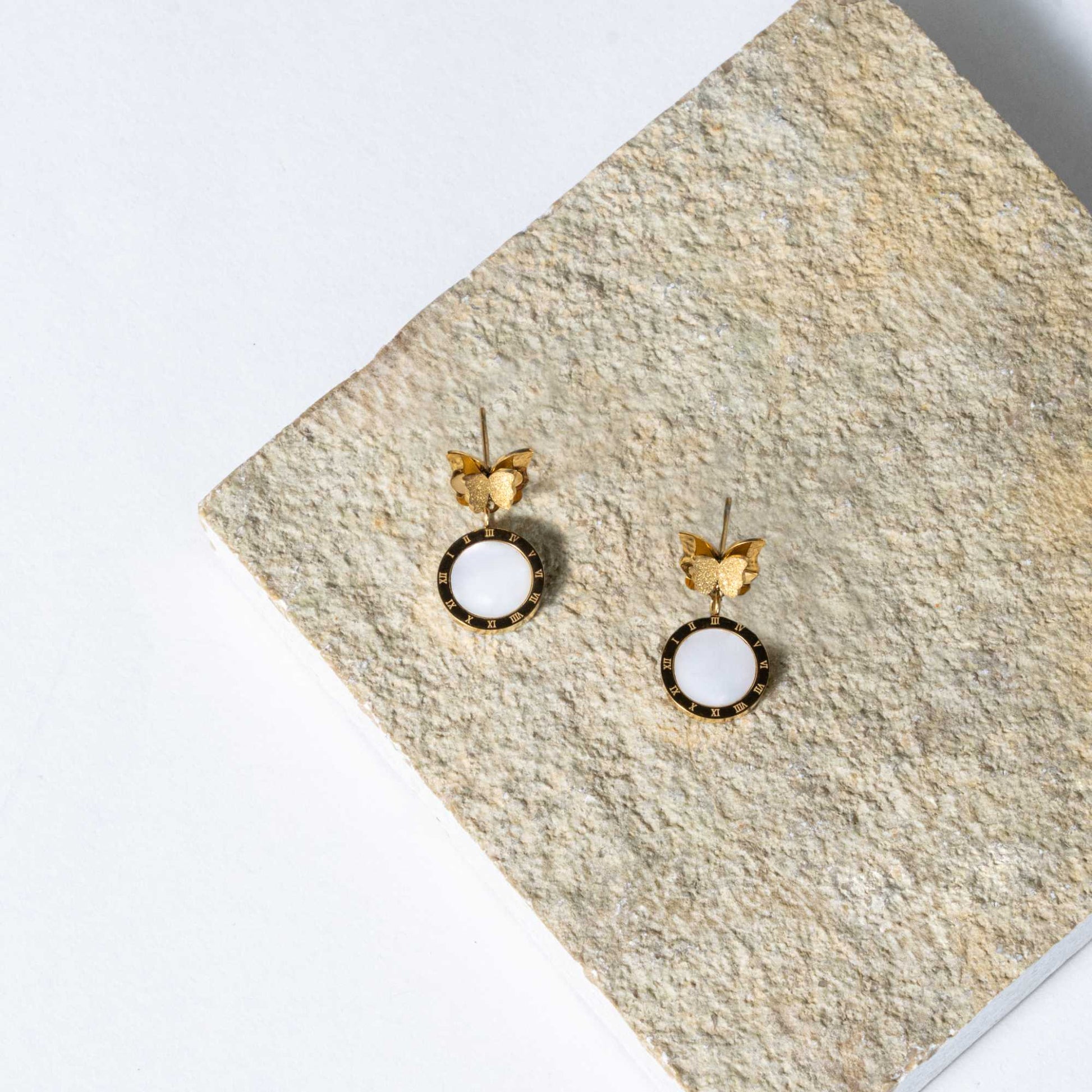 Buy Priceless Butterfly Enamel Earrings online jewellery