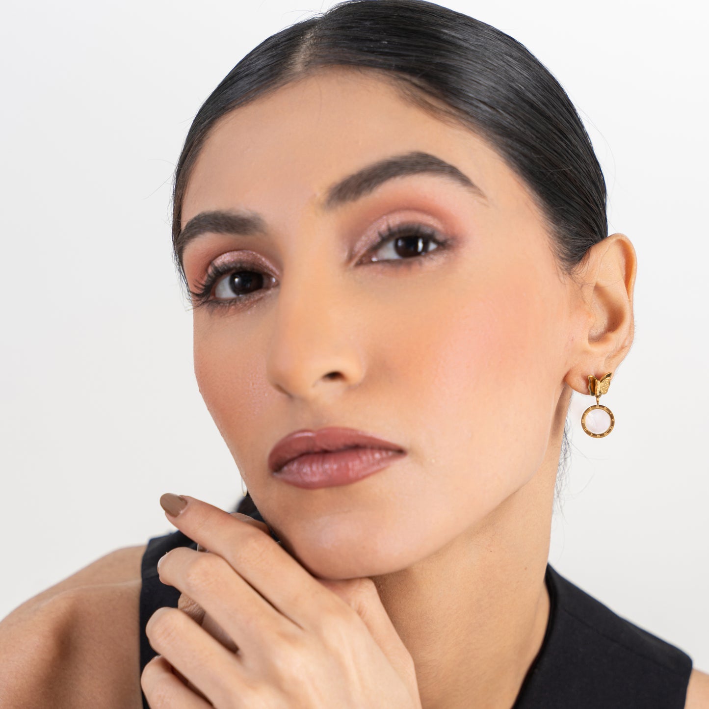 Priceless Butterfly Enamel Earrings - 18K Gold Plated