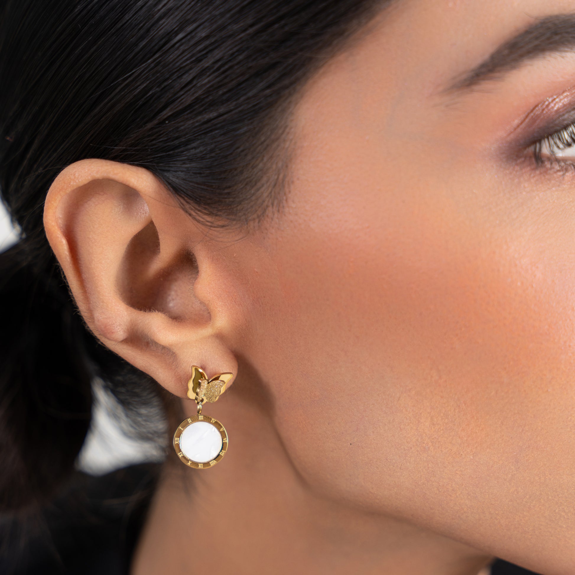 Buy Priceless Butterfly Enamel Earrings online jewellery