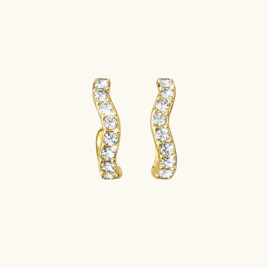 Trio Huggie Earrings - 18K Gold Plated