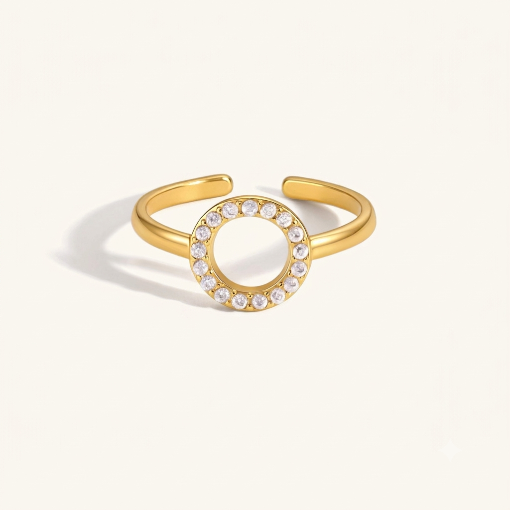 Echo Ring - 18K Gold Plated (Adjustable)