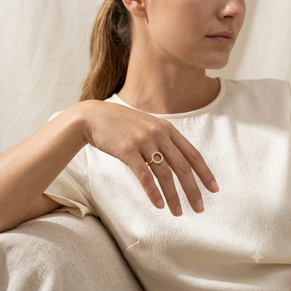 Echo Ring - 18K Gold Plated (Adjustable)