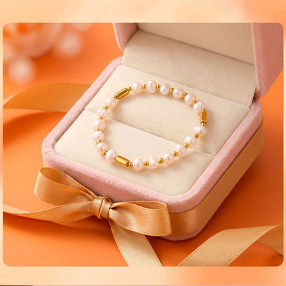 Mila Pearl Bracelet - 18K Gold Plated