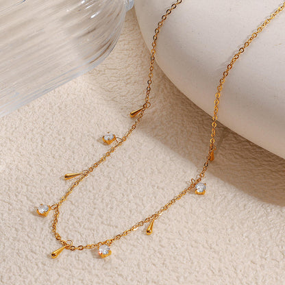 Dewdrop Necklace – 18K Gold Plated