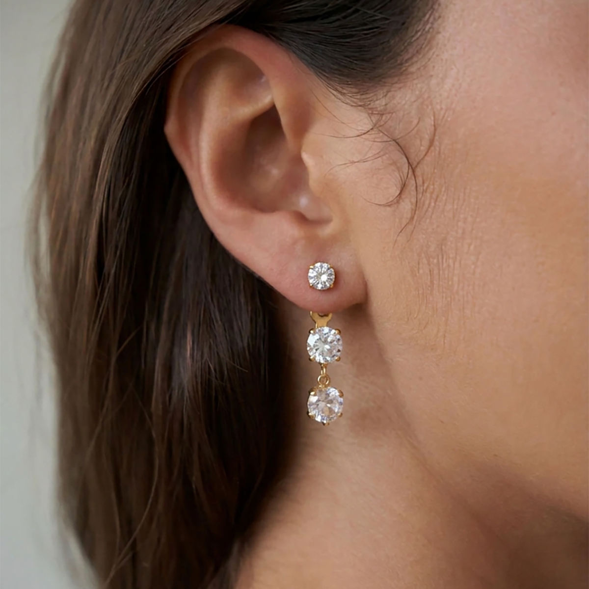 Cascade Drop Earrings - 18K Gold Plated