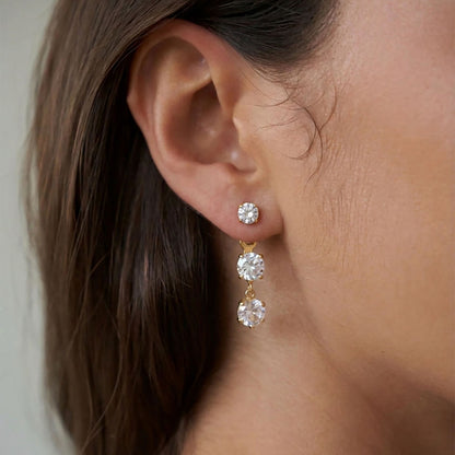 Cascade Drop Earrings - 18K Gold Plated