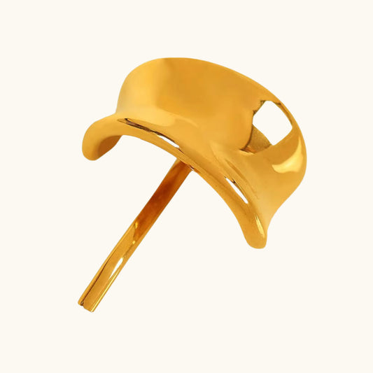 Wavetti Hairpin - 18K Gold Plated