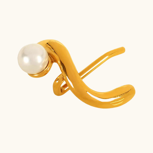 Riccetta Pearl Hairpin - 18K Gold Plated