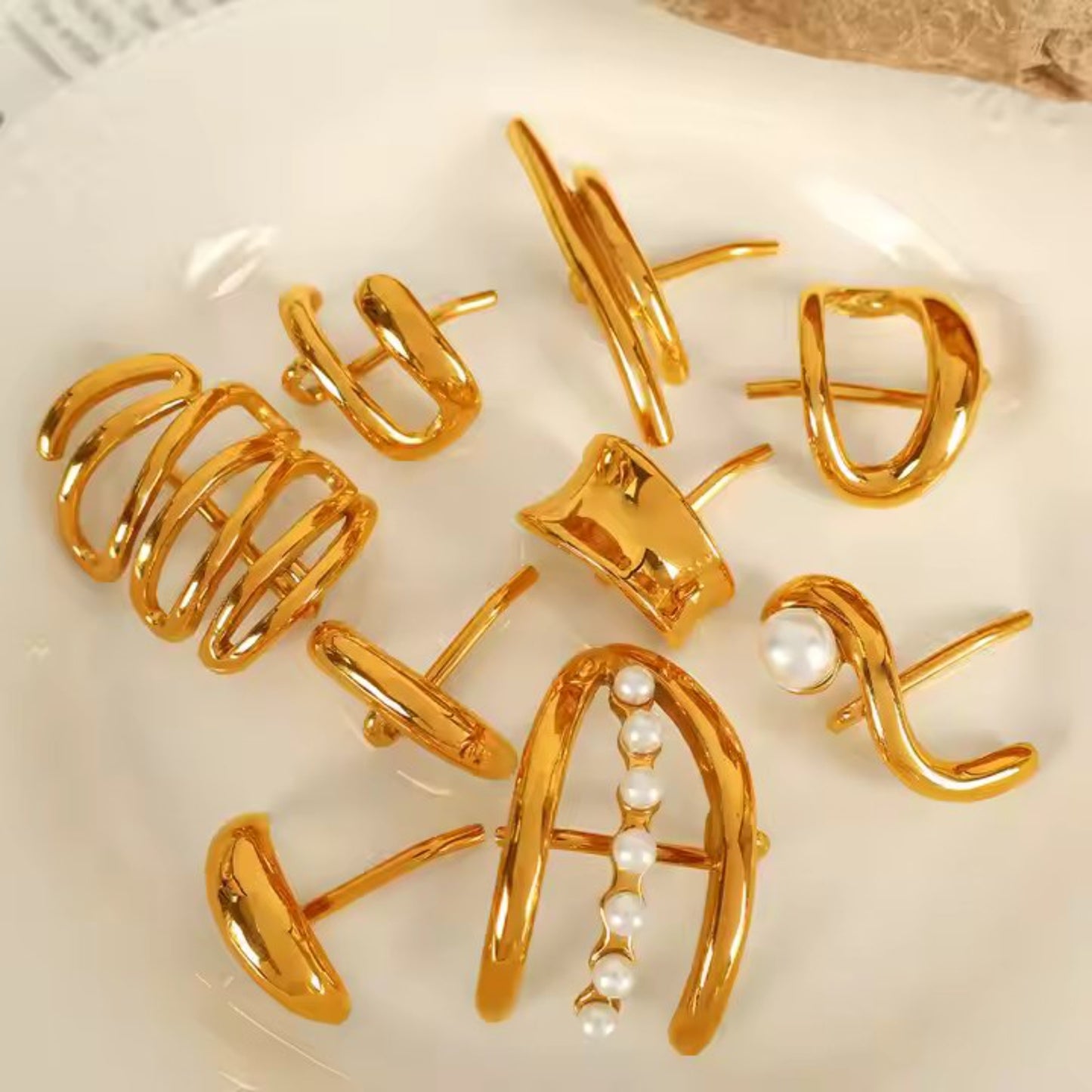 Wavetti Hairpin - 18K Gold Plated
