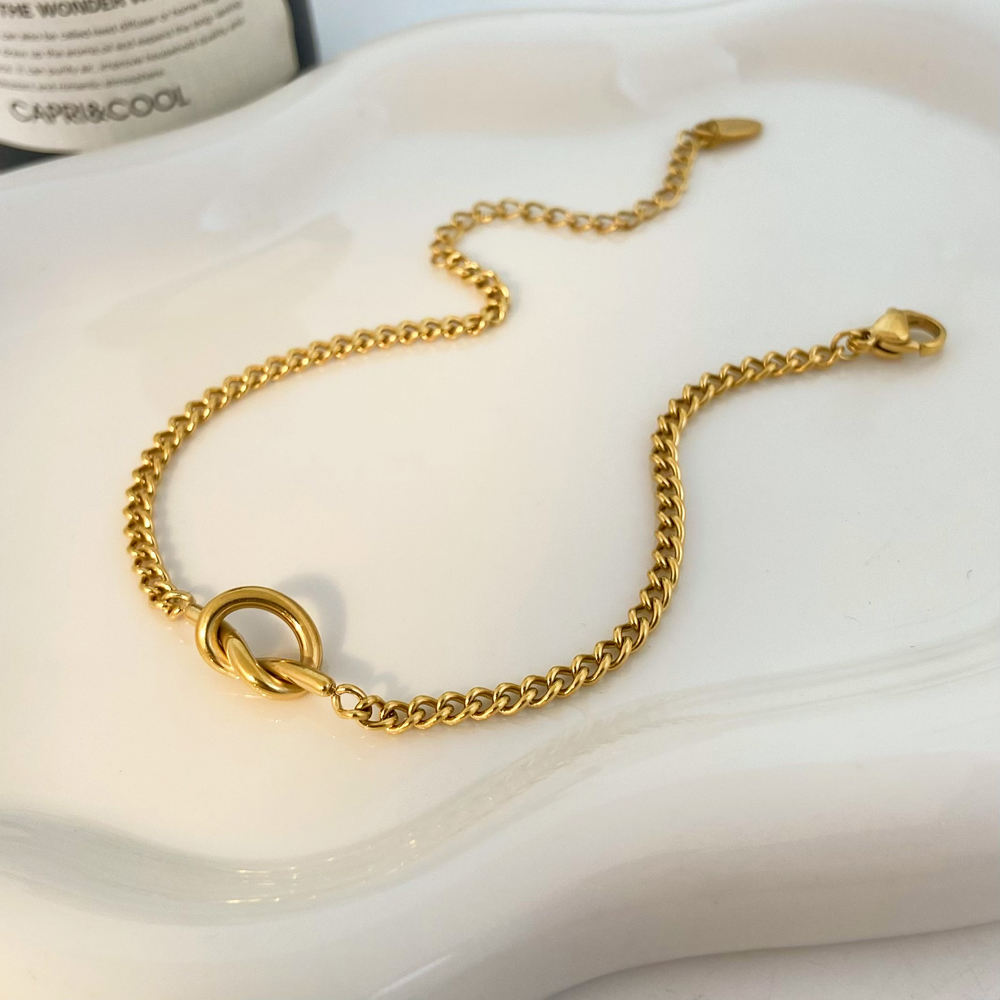 Sol Knot Bracelet - 18K Gold Plated