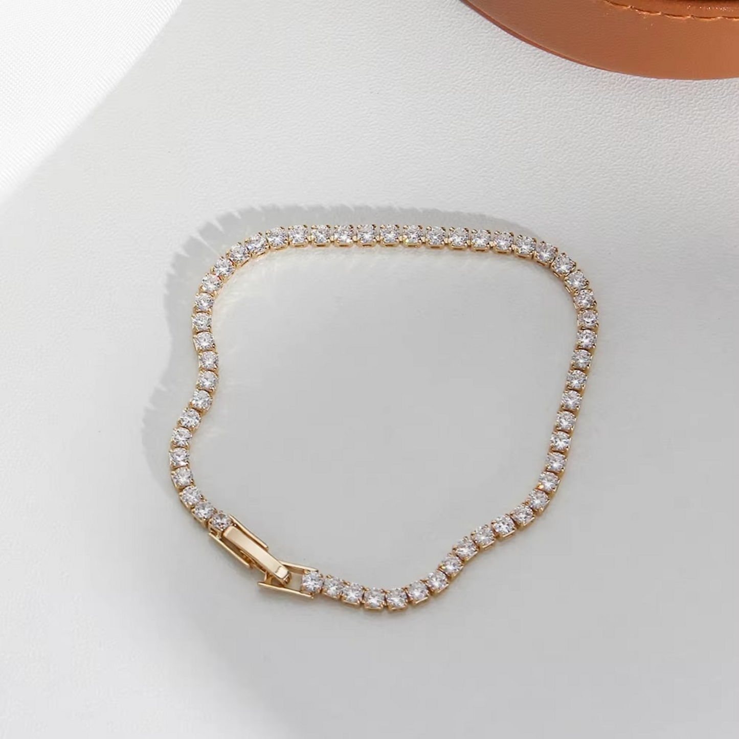 Pino Zirconia Tennis Bracelet - 18K Gold Plated