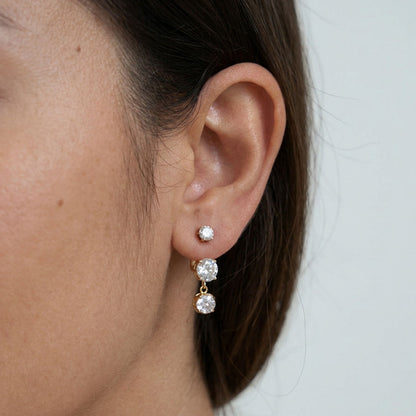 Cascade Drop Earrings - 18K Gold Plated
