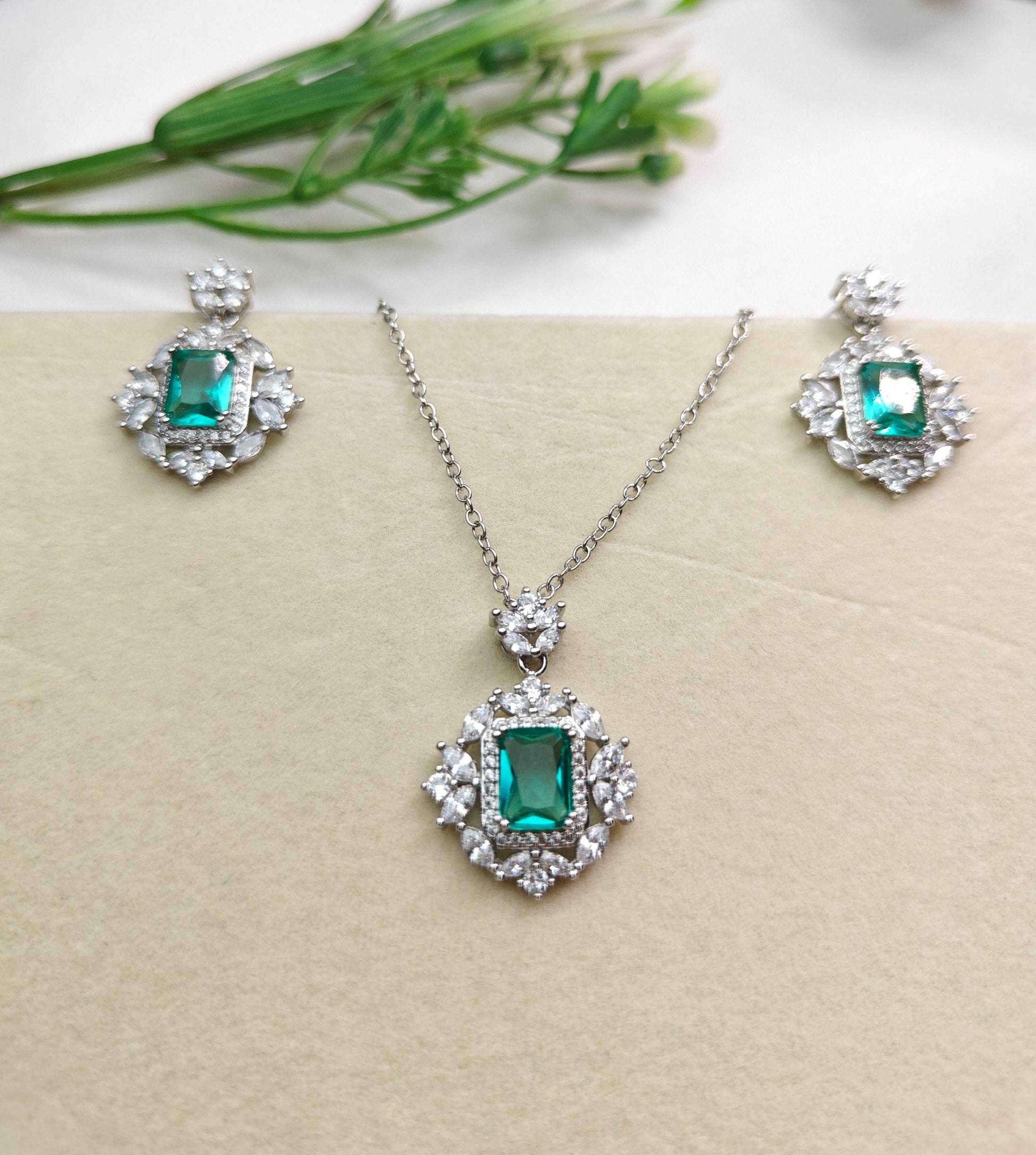 Zaisha Emerald Treasure 3-Piece Set fashion jewellery